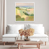Shop Dream Valley I (Square) Art Print a painted abstract themed wall art print from The Print Emporium wall artwork collection - Buy Australian made fine art painting style poster and framed prints for the home and your interior decor room, TPE-WA-65155-AP