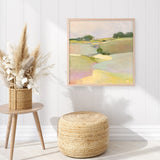 Shop Dream Valley II (Square) Art Print a painted abstract themed wall art print from The Print Emporium wall artwork collection - Buy Australian made fine art painting style poster and framed prints for the home and your interior decor room, TPE-WA-65156-AP