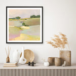 Shop Dream Valley II (Square) Art Print a painted abstract themed wall art print from The Print Emporium wall artwork collection - Buy Australian made fine art painting style poster and framed prints for the home and your interior decor room, TPE-WA-65156-AP