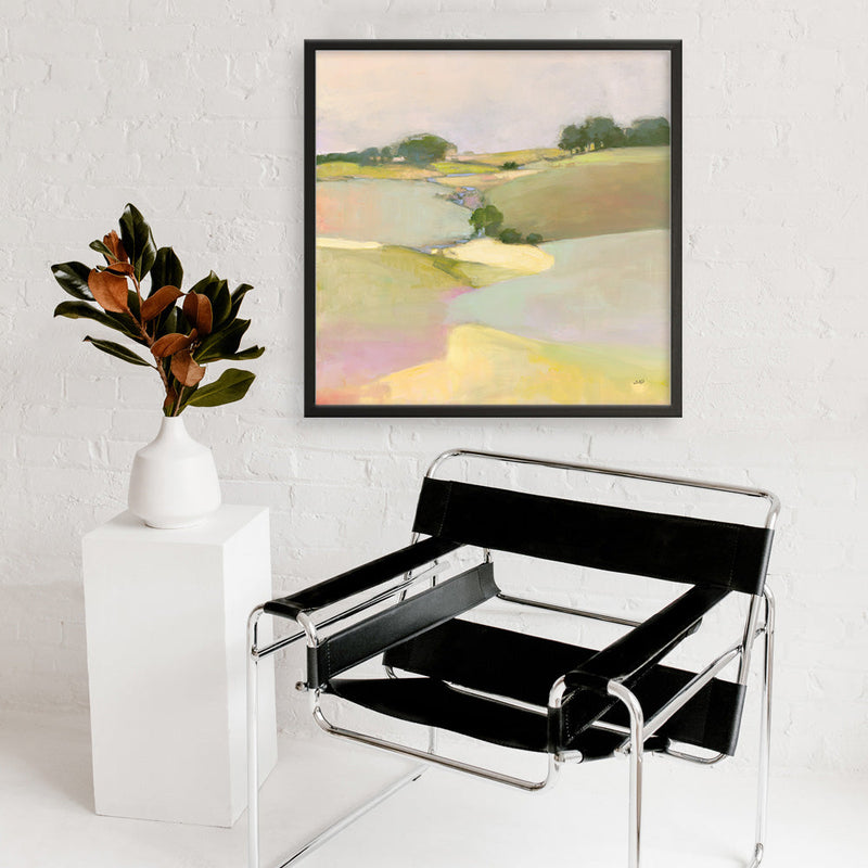 Shop Dream Valley II (Square) Art Print a painted abstract themed wall art print from The Print Emporium wall artwork collection - Buy Australian made fine art painting style poster and framed prints for the home and your interior decor room, TPE-WA-65156-AP