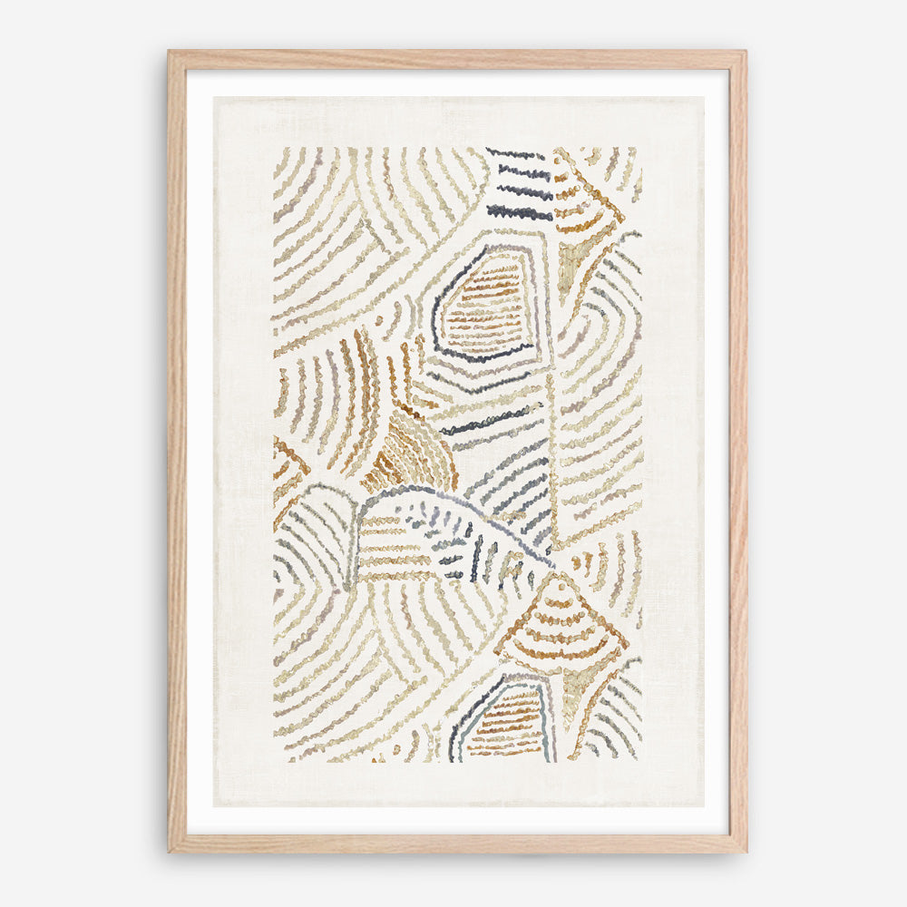 Shop Dreamy Geo I Art Print a painted abstract themed wall art print from The Print Emporium wall artwork collection - Buy Australian made fine art painting style poster and framed prints for the home and your interior decor room, TPE-PC-WL420-AP