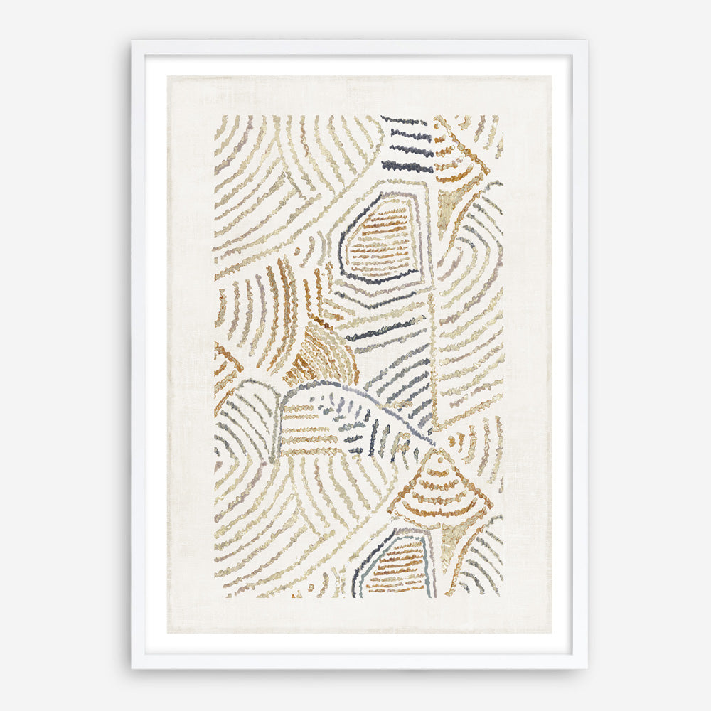 Shop Dreamy Geo I Art Print a painted abstract themed wall art print from The Print Emporium wall artwork collection - Buy Australian made fine art painting style poster and framed prints for the home and your interior decor room, TPE-PC-WL420-AP