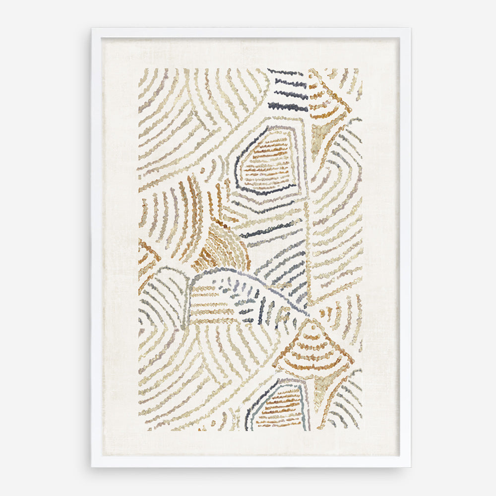 Shop Dreamy Geo I Art Print a painted abstract themed wall art print from The Print Emporium wall artwork collection - Buy Australian made fine art painting style poster and framed prints for the home and your interior decor room, TPE-PC-WL420-AP