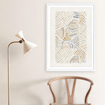 Shop Dreamy Geo I Art Print a painted abstract themed wall art print from The Print Emporium wall artwork collection - Buy Australian made fine art painting style poster and framed prints for the home and your interior decor room, TPE-PC-WL420-AP