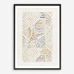 Shop Dreamy Geo I Art Print a painted abstract themed wall art print from The Print Emporium wall artwork collection - Buy Australian made fine art painting style poster and framed prints for the home and your interior decor room, TPE-PC-WL420-AP