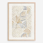 Shop Dreamy Geo I Art Print a painted abstract themed wall art print from The Print Emporium wall artwork collection - Buy Australian made fine art painting style poster and framed prints for the home and your interior decor room, TPE-PC-WL420-AP