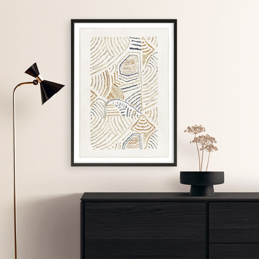 Shop Dreamy Geo I Art Print a painted abstract themed wall art print from The Print Emporium wall artwork collection - Buy Australian made fine art painting style poster and framed prints for the home and your interior decor room, TPE-PC-WL420-AP
