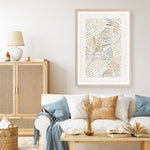 Shop Dreamy Geo I Art Print a painted abstract themed wall art print from The Print Emporium wall artwork collection - Buy Australian made fine art painting style poster and framed prints for the home and your interior decor room, TPE-PC-WL420-AP