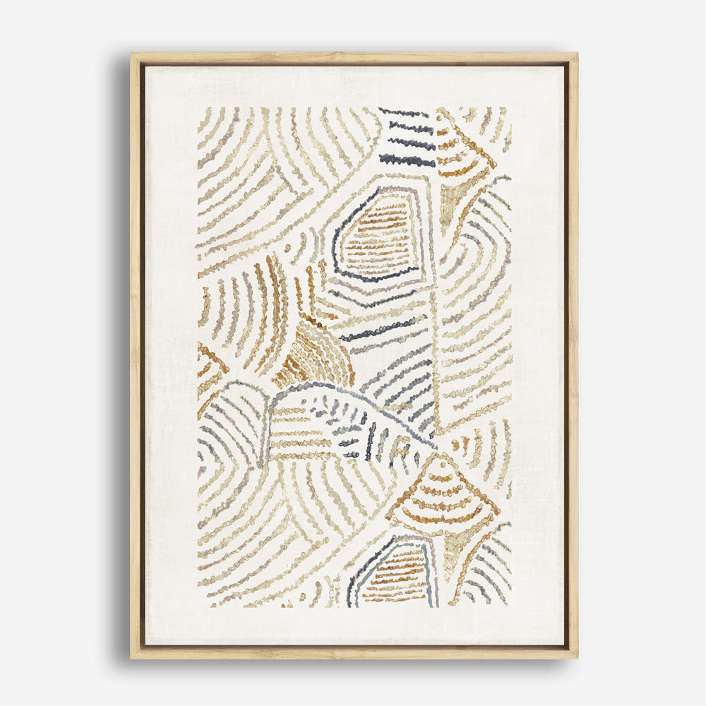 Shop Dreamy Geo I Canvas Print a painted abstract themed framed canvas wall art print from The Print Emporium artwork collection - Buy Australian made fine art painting style stretched canvas prints for the home and your interior decor space, TPE-PC-WL420-CA-35X46-NF