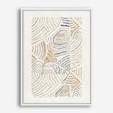 Shop Dreamy Geo I Canvas Print a painted abstract themed framed canvas wall art print from The Print Emporium artwork collection - Buy Australian made fine art painting style stretched canvas prints for the home and your interior decor space, TPE-PC-WL420-CA-35X46-NF