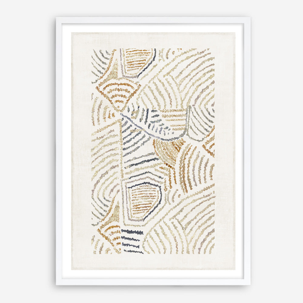 Shop Dreamy Geo II Art Print a painted abstract themed wall art print from The Print Emporium wall artwork collection - Buy Australian made fine art painting style poster and framed prints for the home and your interior decor room, TPE-PC-WL421-AP