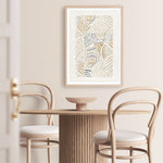 Shop Dreamy Geo II Art Print a painted abstract themed wall art print from The Print Emporium wall artwork collection - Buy Australian made fine art painting style poster and framed prints for the home and your interior decor room, TPE-PC-WL421-AP