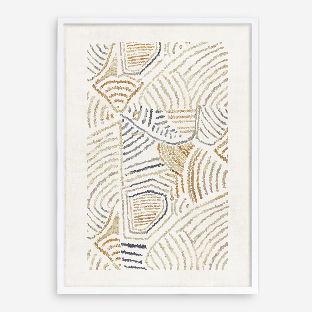 Shop Dreamy Geo II Art Print a painted abstract themed wall art print from The Print Emporium wall artwork collection - Buy Australian made fine art painting style poster and framed prints for the home and your interior decor room, TPE-PC-WL421-AP