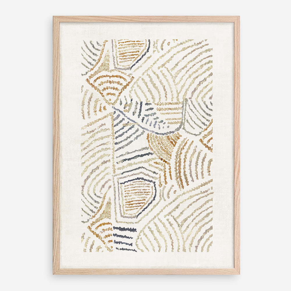 Shop Dreamy Geo II Art Print a painted abstract themed wall art print from The Print Emporium wall artwork collection - Buy Australian made fine art painting style poster and framed prints for the home and your interior decor room, TPE-PC-WL421-AP