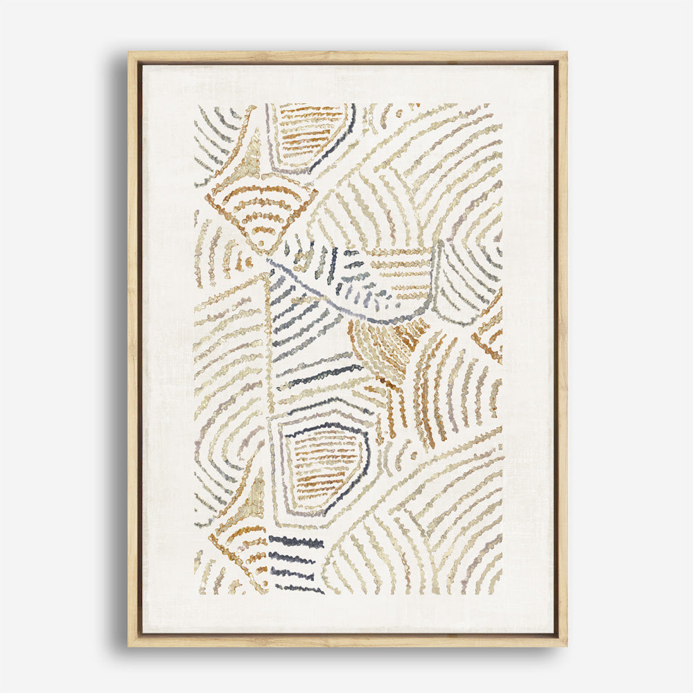 Shop Dreamy Geo II Canvas Print a painted abstract themed framed canvas wall art print from The Print Emporium artwork collection - Buy Australian made fine art painting style stretched canvas prints for the home and your interior decor space, TPE-PC-WL421-CA-35X46-NF