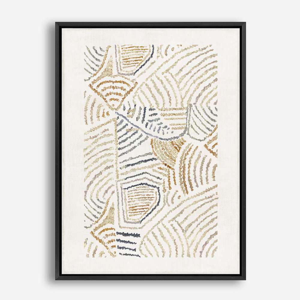 Shop Dreamy Geo II Canvas Print a painted abstract themed framed canvas wall art print from The Print Emporium artwork collection - Buy Australian made fine art painting style stretched canvas prints for the home and your interior decor space, TPE-PC-WL421-CA-35X46-NF