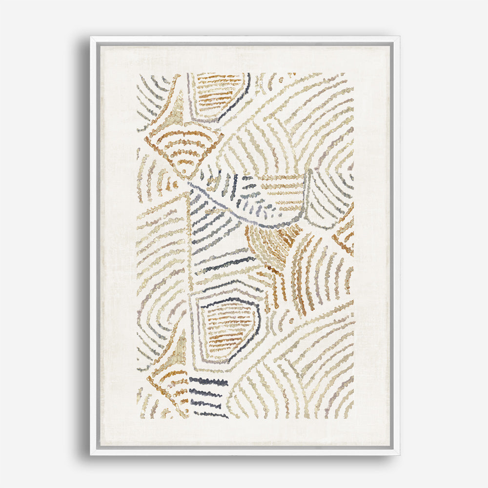 Shop Dreamy Geo II Canvas Print a painted abstract themed framed canvas wall art print from The Print Emporium artwork collection - Buy Australian made fine art painting style stretched canvas prints for the home and your interior decor space, TPE-PC-WL421-CA-35X46-NF