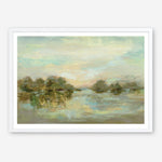 Shop Dreamy Lake Green Art Print a painted style wall art print from The Print Emporium wall artwork collection - Buy Australian made fine art painting style poster and framed prints for the home and your interior decor room, TPE-WA-33289-AP
