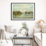 Shop Dreamy Lake Green Art Print a painted style wall art print from The Print Emporium wall artwork collection - Buy Australian made fine art painting style poster and framed prints for the home and your interior decor room, TPE-WA-33289-AP