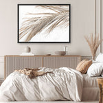 Shop Dried Palm Leaf I Photo Canvas Print a coastal themed photography framed stretched canvas print from The Print Emporium wall artwork collection - Buy Australian made prints for the home and your interior decor space, TPE-1234-CA-35X46-NF