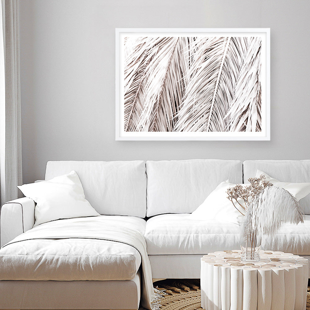 Shop Dried Palm Leaves Photo Art Print a photography wall art print from The Print Emporium wall artwork collection - Buy Australian made fine art poster and framed prints for the home and your interior decor room, TPE-701-AP