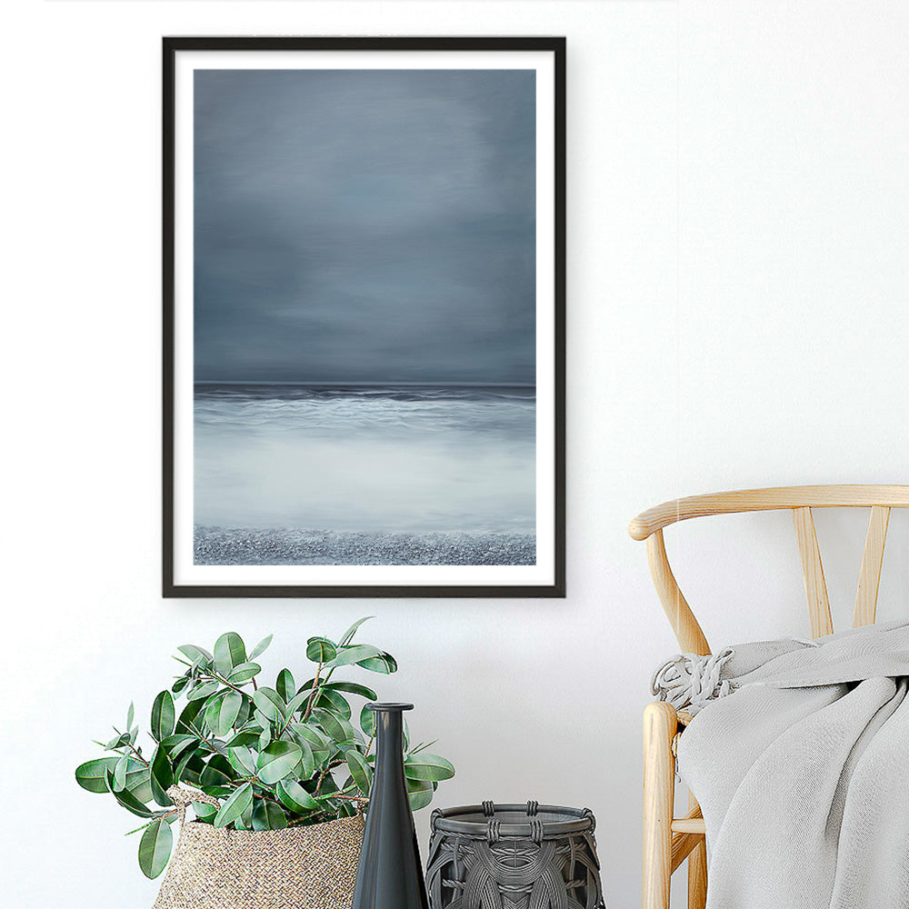 Shop Dusk Horizon I Art Print a coastal themed painted wall art print from The Print Emporium wall artwork collection - Buy Australian made fine art painting style poster and framed prints for the home and your interior decor room, TPE-420-AP