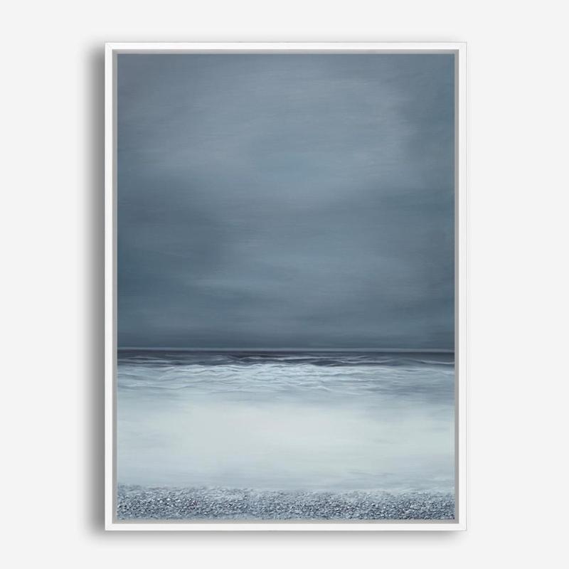 Shop Dusk Horizon I Canvas Print a coastal themed painted framed canvas wall art print from The Print Emporium artwork collection - Buy Australian made fine art painting style stretched canvas prints for the home and your interior decor space, TPE-420-CA-35X46-NF