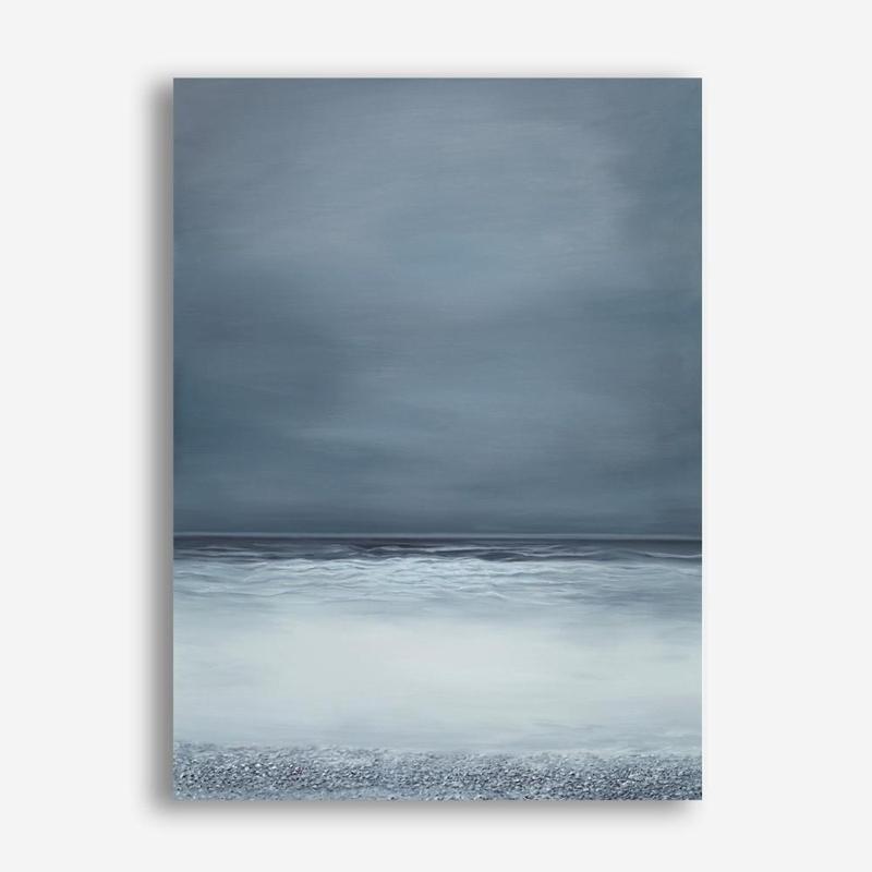 Shop Dusk Horizon I Canvas Print a coastal themed painted framed canvas wall art print from The Print Emporium artwork collection - Buy Australian made fine art painting style stretched canvas prints for the home and your interior decor space, TPE-420-CA-35X46-NF