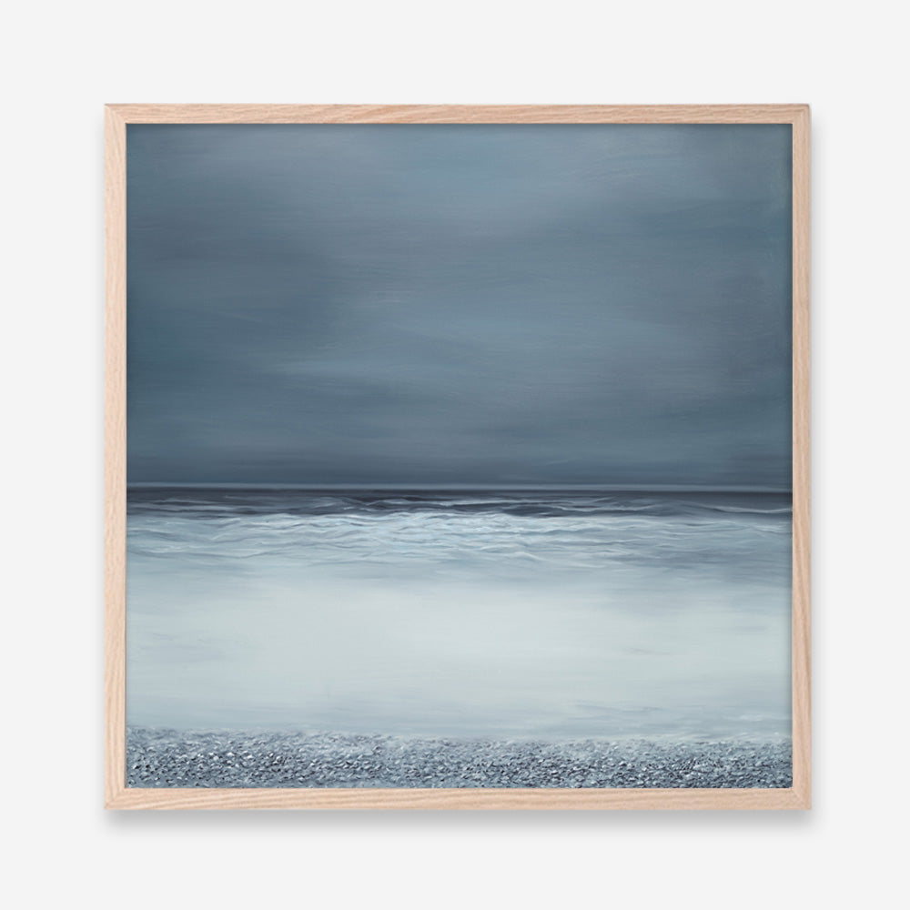 Shop Dusk Horizon I (Square) Art Print a coastal themed painted wall art print from The Print Emporium wall artwork collection - Buy Australian made fine art painting style poster and framed prints for the home and your interior decor room, TPE-419-AP