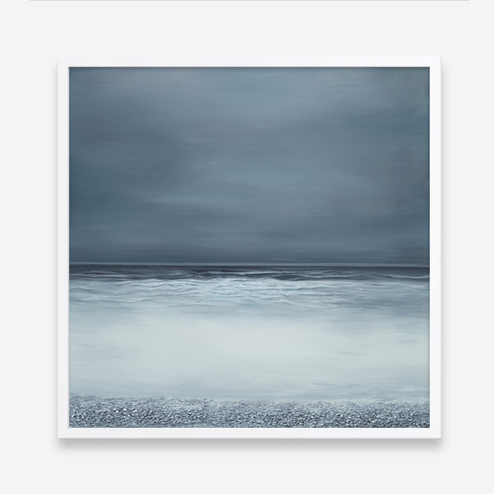 Shop Dusk Horizon I (Square) Art Print a coastal themed painted wall art print from The Print Emporium wall artwork collection - Buy Australian made fine art painting style poster and framed prints for the home and your interior decor room, TPE-419-AP