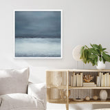 Shop Dusk Horizon I (Square) Art Print a coastal themed painted wall art print from The Print Emporium wall artwork collection - Buy Australian made fine art painting style poster and framed prints for the home and your interior decor room, TPE-419-AP