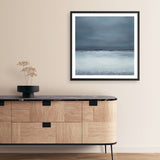 Shop Dusk Horizon I (Square) Art Print a coastal themed painted wall art print from The Print Emporium wall artwork collection - Buy Australian made fine art painting style poster and framed prints for the home and your interior decor room, TPE-419-AP