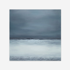 Shop Dusk Horizon I (Square) Canvas Print a coastal themed painted framed canvas wall art print from The Print Emporium artwork collection - Buy Australian made fine art painting style stretched canvas prints for the home and your interior decor space, TPE-419-CA-40X40-NF