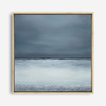 Shop Dusk Horizon I (Square) Canvas Print a coastal themed painted framed canvas wall art print from The Print Emporium artwork collection - Buy Australian made fine art painting style stretched canvas prints for the home and your interior decor space, TPE-419-CA-40X40-NF
