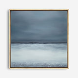 Shop Dusk Horizon I (Square) Canvas Print a coastal themed painted framed canvas wall art print from The Print Emporium artwork collection - Buy Australian made fine art painting style stretched canvas prints for the home and your interior decor space, TPE-419-CA-40X40-NF