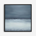Shop Dusk Horizon I (Square) Canvas Print a coastal themed painted framed canvas wall art print from The Print Emporium artwork collection - Buy Australian made fine art painting style stretched canvas prints for the home and your interior decor space, TPE-419-CA-40X40-NF