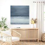 Shop Dusk Horizon I (Square) Canvas Print a coastal themed painted framed canvas wall art print from The Print Emporium artwork collection - Buy Australian made fine art painting style stretched canvas prints for the home and your interior decor space, TPE-419-CA-40X40-NF