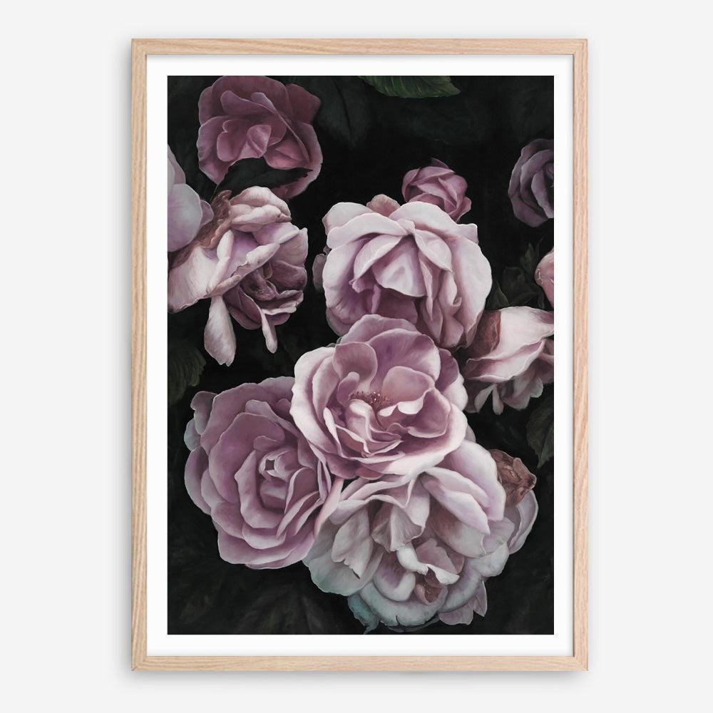 Shop Dusty Pink Roses Art Print a floral themed painted wall art print from The Print Emporium wall artwork collection - Buy Australian made fine art painting style poster and framed prints for the home and your interior decor room, TPE-018-AP