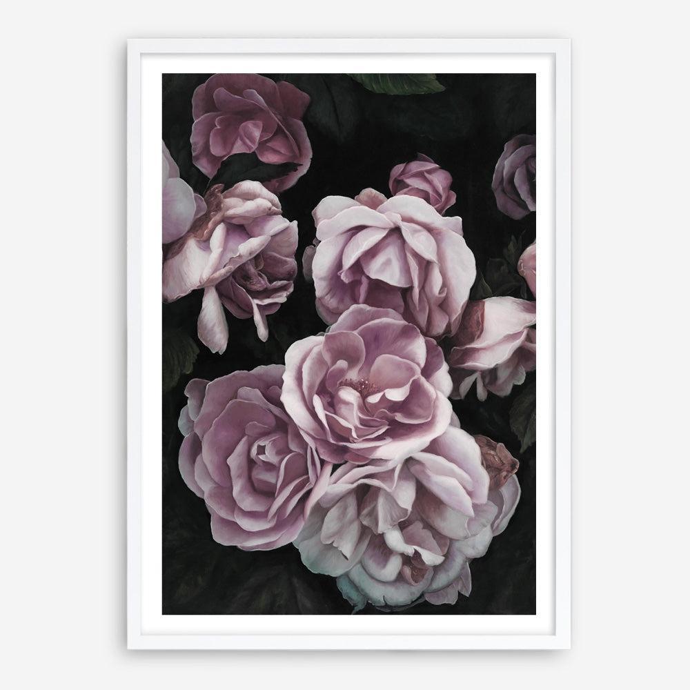 Shop Dusty Pink Roses Art Print a floral themed painted wall art print from The Print Emporium wall artwork collection - Buy Australian made fine art painting style poster and framed prints for the home and your interior decor room, TPE-018-AP