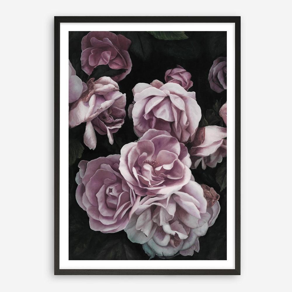 Shop Dusty Pink Roses Art Print a floral themed painted wall art print from The Print Emporium wall artwork collection - Buy Australian made fine art painting style poster and framed prints for the home and your interior decor room, TPE-018-AP