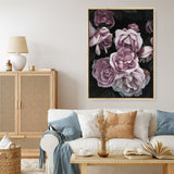 Shop Dusty Pink Roses Canvas Print a floral themed painted framed canvas wall art print from The Print Emporium artwork collection - Buy Australian made fine art painting style stretched canvas prints for the home and your interior decor space, TPE-018-CA-35X46-NF
