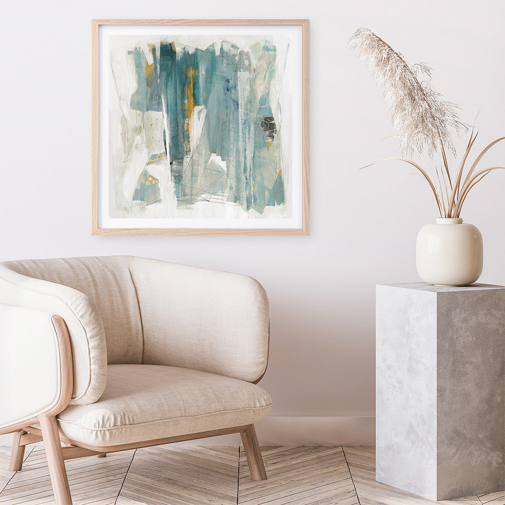 Shop Early Sunrise (Square) Art Print a painted abstract themed wall art print from The Print Emporium wall artwork collection - Buy Australian made fine art painting style poster and framed prints for the home and your interior decor room, TPE-PC-BC049-AP