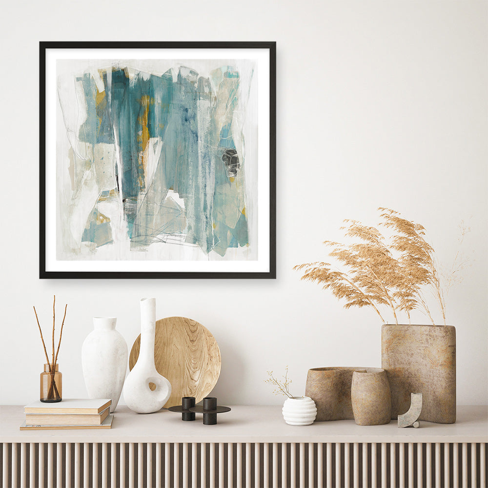 Shop Early Sunrise (Square) Art Print a painted abstract themed wall art print from The Print Emporium wall artwork collection - Buy Australian made fine art painting style poster and framed prints for the home and your interior decor room, TPE-PC-BC049-AP