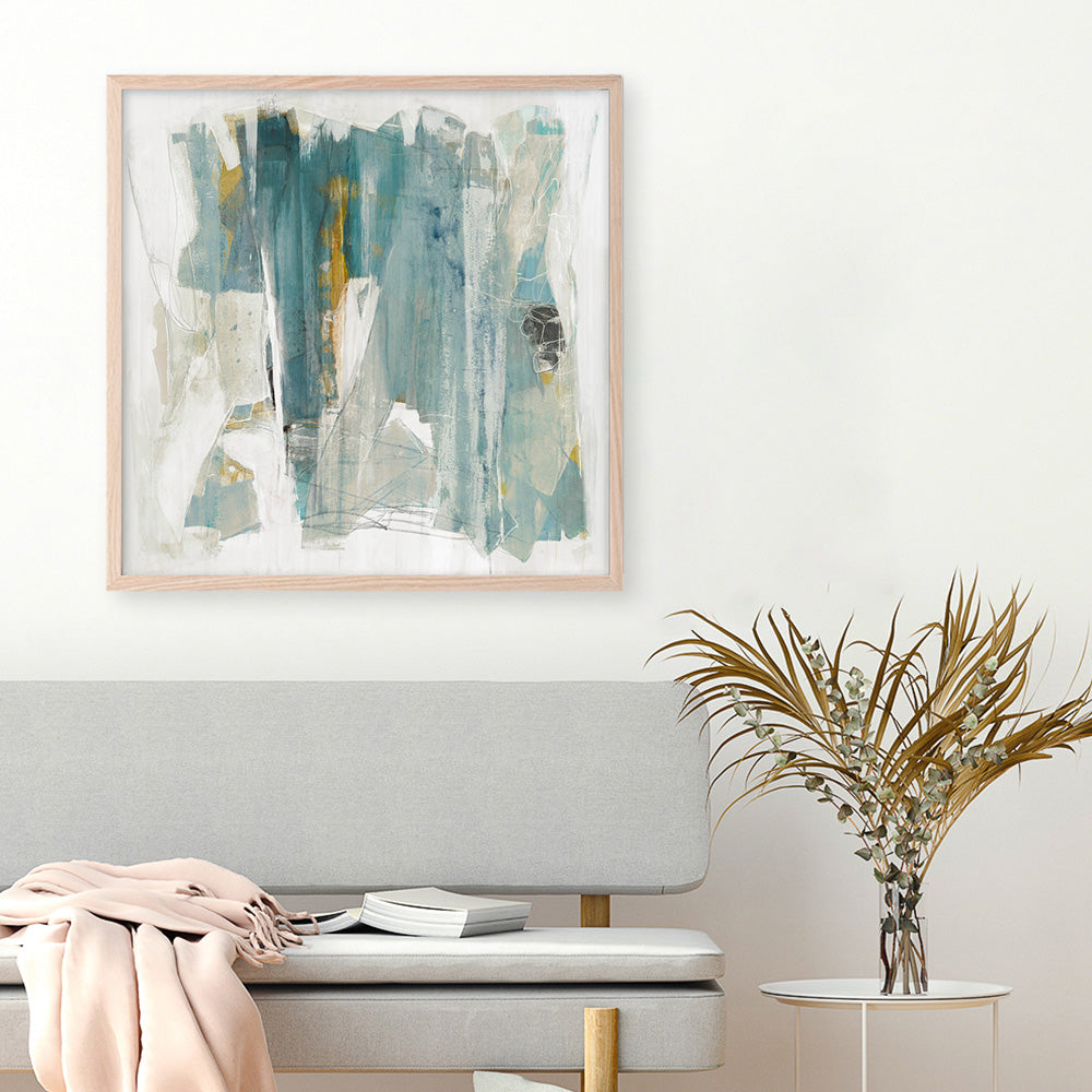 Shop Early Sunrise (Square) Art Print a painted abstract themed wall art print from The Print Emporium wall artwork collection - Buy Australian made fine art painting style poster and framed prints for the home and your interior decor room, TPE-PC-BC049-AP