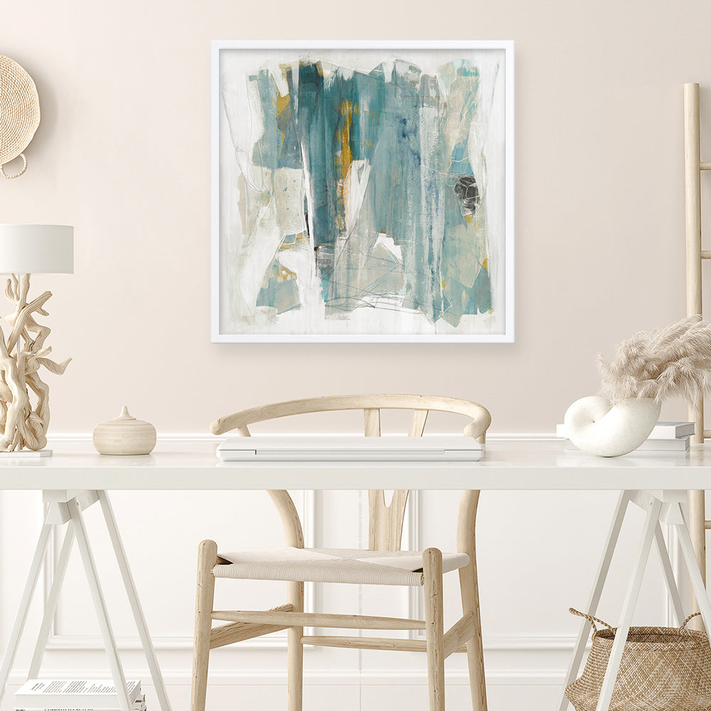 Shop Early Sunrise (Square) Art Print a painted abstract themed wall art print from The Print Emporium wall artwork collection - Buy Australian made fine art painting style poster and framed prints for the home and your interior decor room, TPE-PC-BC049-AP