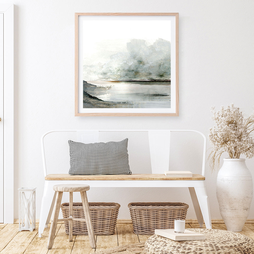 Shop Ebb (Square) Art Print a painted abstract themed wall art print from The Print Emporium wall artwork collection - Buy Australian made fine art painting style poster and framed prints for the home and your interior decor room, TPE-DH-156-AP
