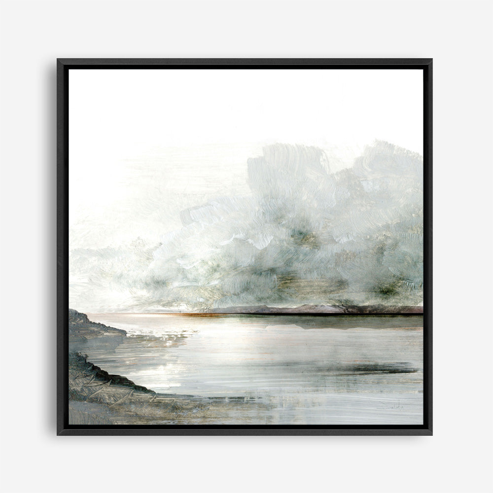 Shop Ebb (Square) Canvas Print a painted abstract themed framed canvas wall art print from The Print Emporium artwork collection - Buy Australian made fine art painting style stretched canvas prints for the home and your interior decor space, TPE-DH-156-CA-40X40-NF