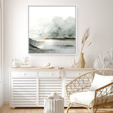 Shop Ebb (Square) Canvas Print a painted abstract themed framed canvas wall art print from The Print Emporium artwork collection - Buy Australian made fine art painting style stretched canvas prints for the home and your interior decor space, TPE-DH-156-CA-40X40-NF