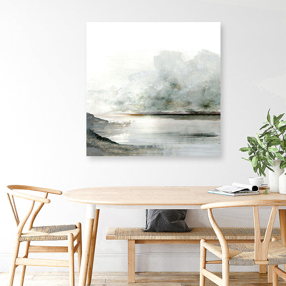 Shop Ebb (Square) Canvas Print a painted abstract themed framed canvas wall art print from The Print Emporium artwork collection - Buy Australian made fine art painting style stretched canvas prints for the home and your interior decor space, TPE-DH-156-CA-40X40-NF