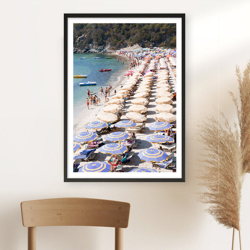 Shop Elba Beach I Photo Art Print a coastal themed photography wall art print from The Print Emporium wall artwork collection - Buy Australian made fine art poster and framed prints for the home and your interior decor, TPE-1276-AP
